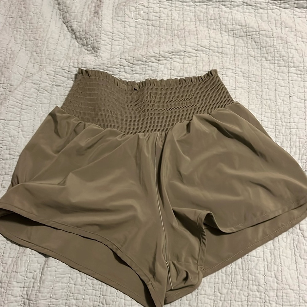 Offline by arie olive green shorts with under spandex and pockets